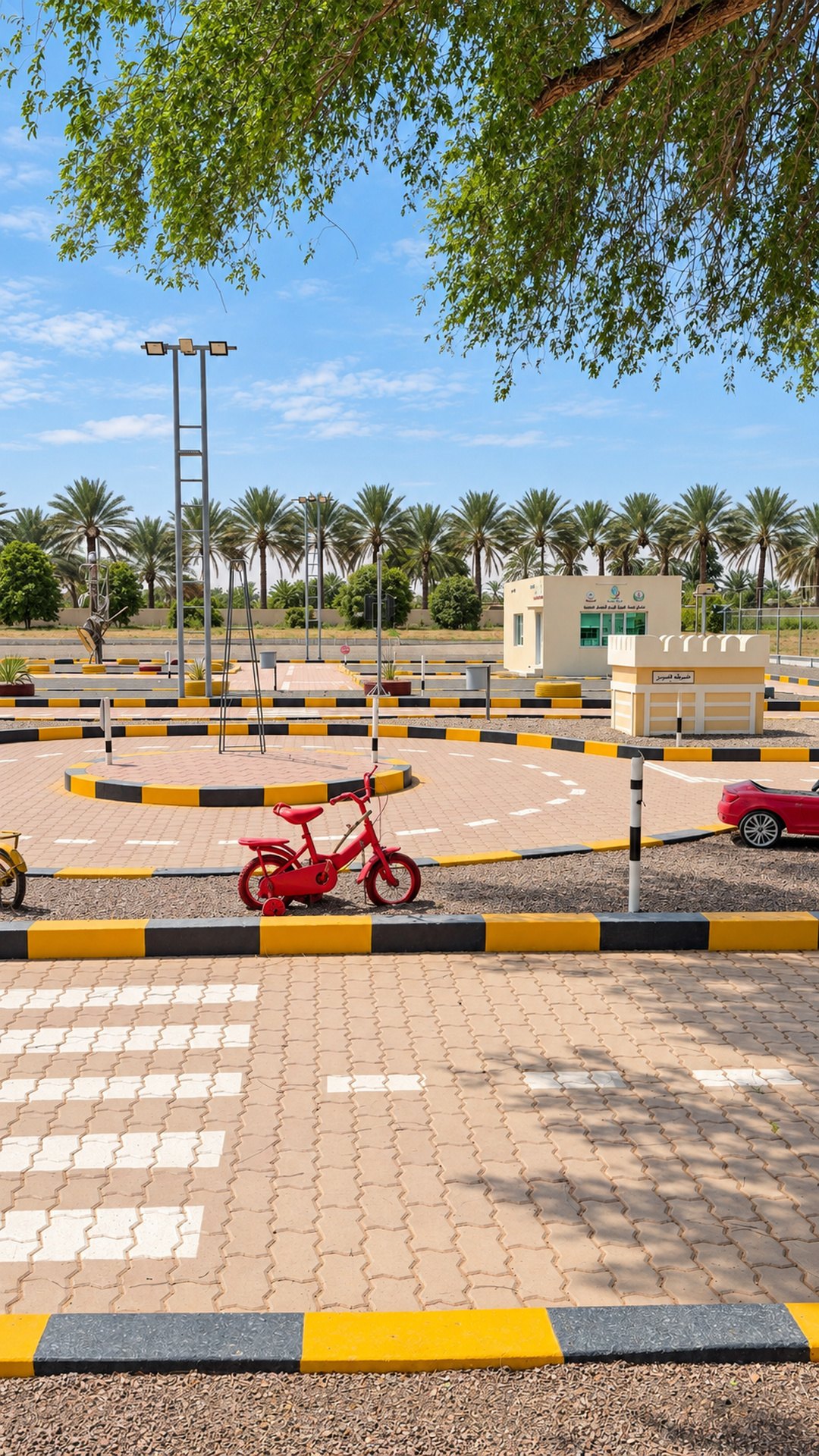 Cycling play area